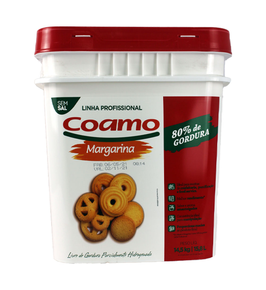 MARGARINA COAMO 80LIP. 14.5KG