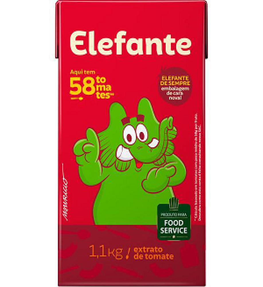 EXTRATO DE TOMATE ELEFANTE 1KG