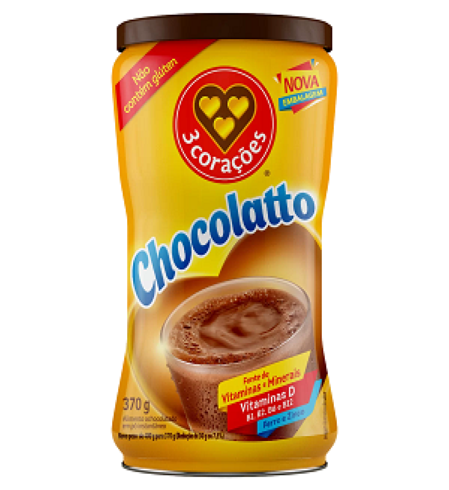 ACHO. 3 CORACOES 370GR LATA