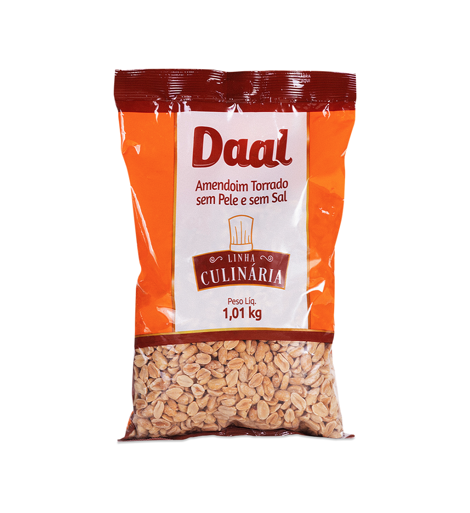 AMENDOIM METADE S/PELE 1KG