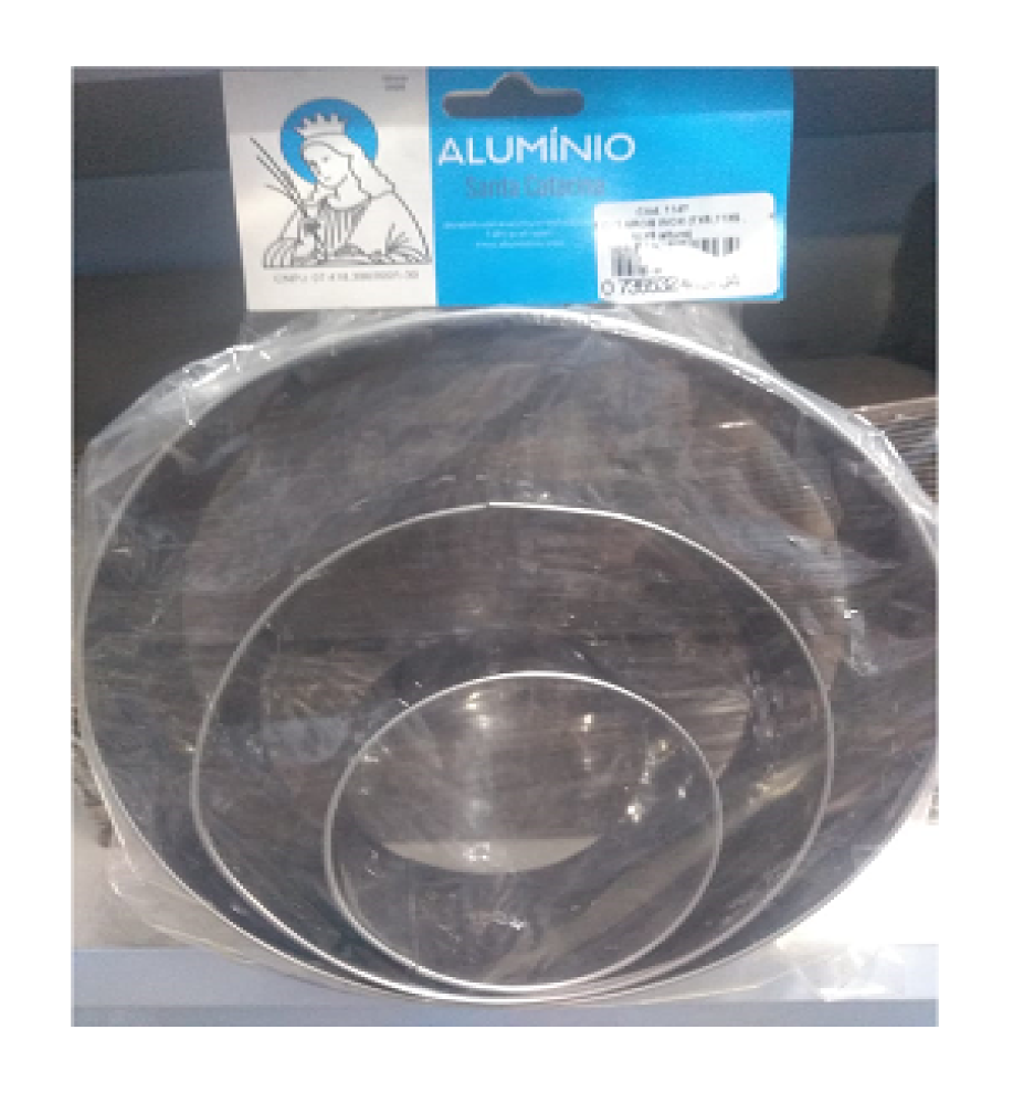 KIT C/ 3 UN. CORTADOR ALUM. 7x5 / 11x5 / 15x5