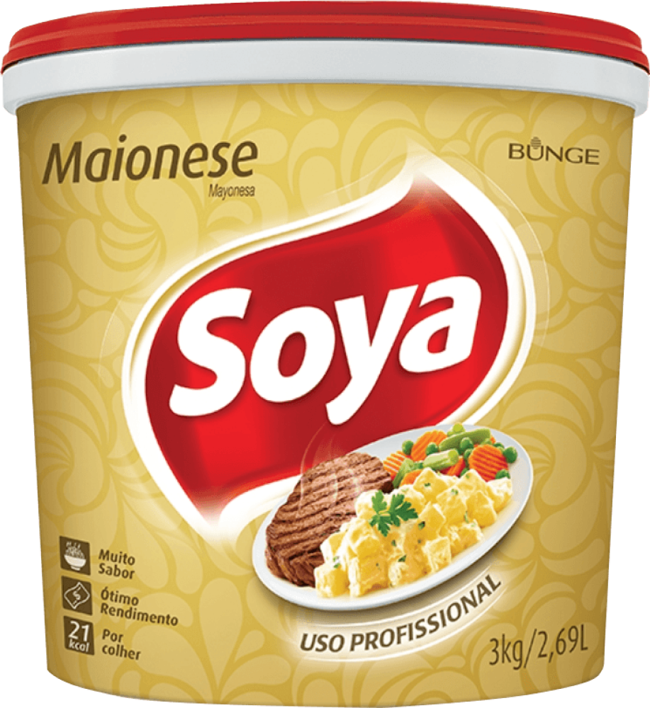 MAIONESE SOYA BALDE 3KG