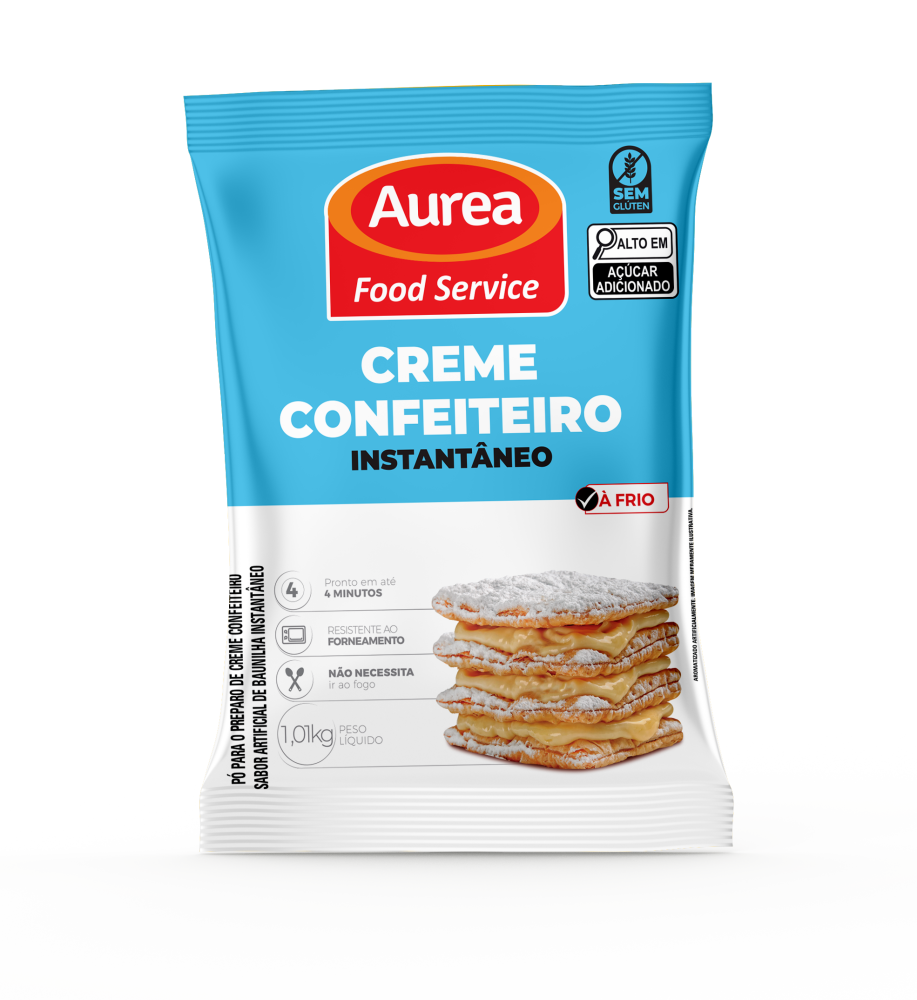 CREME CONFEITEIRO INSTANTÂNEO AUREA 1KG