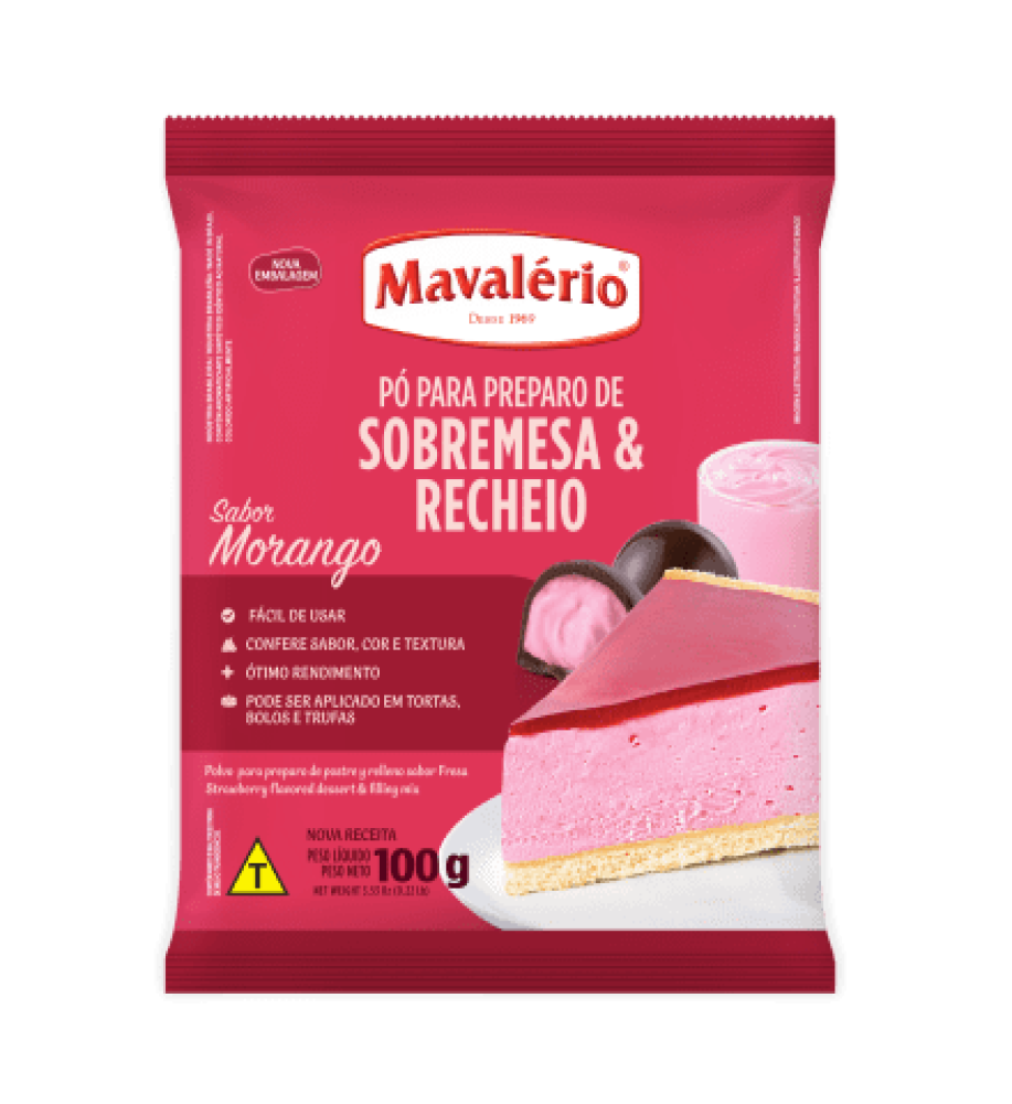 PO SOBREMESA MORANGO MAVALERIO 100GR