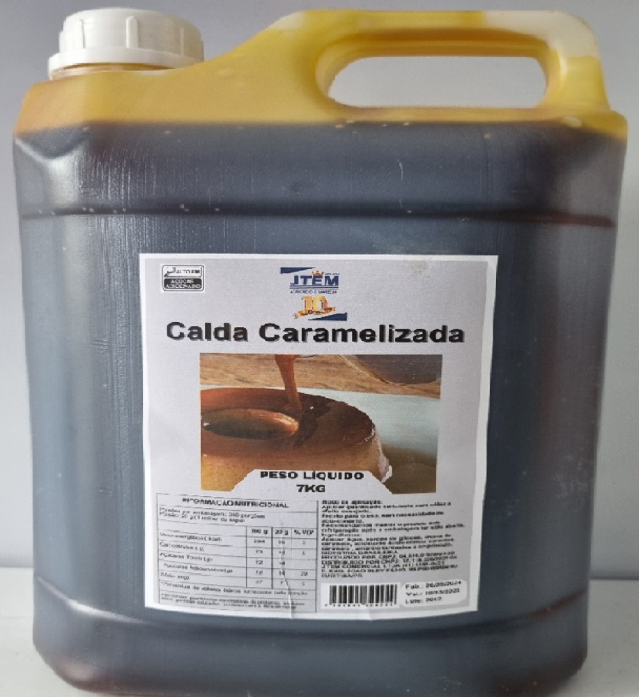 CALDA PUDIM JTEM 7KG