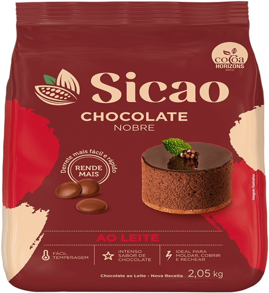 CHOCOLATE GTS NOBRE AO LEITE SICAO 2KG