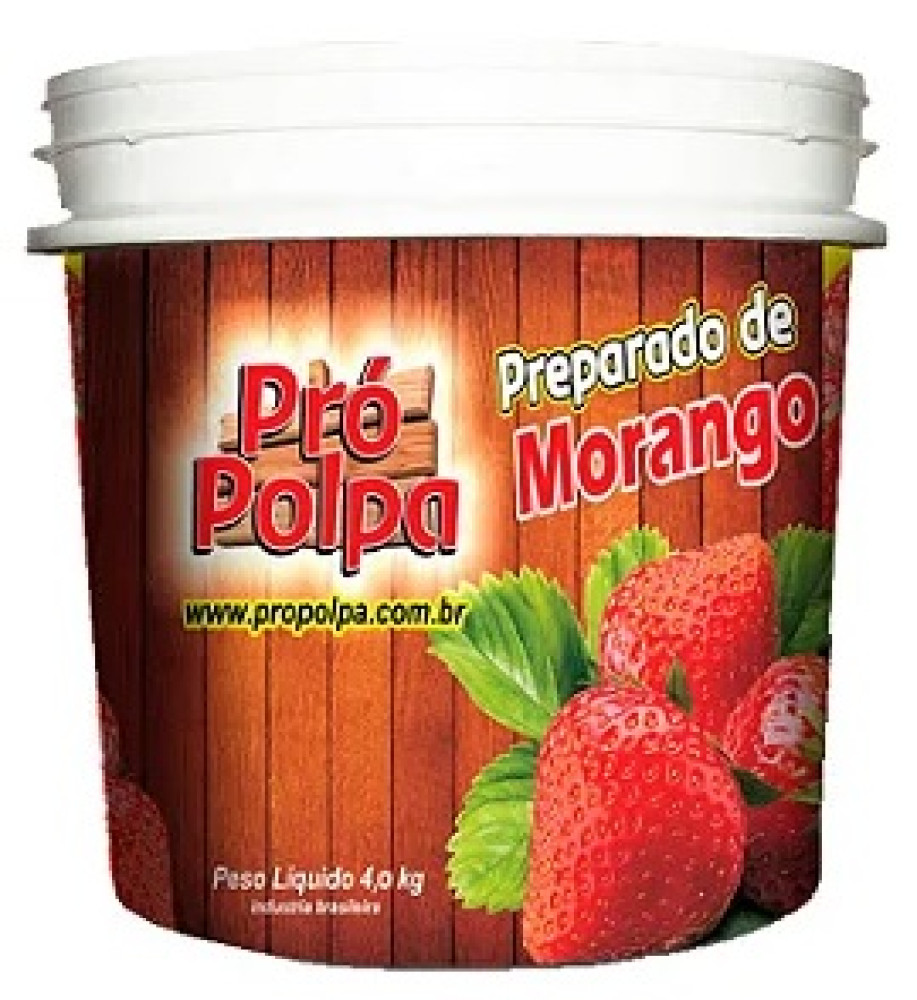 POLPA P.POLPA MORANGO 4KG