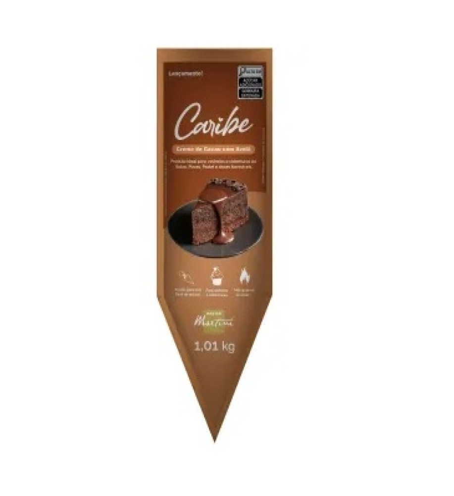 CREME CACAU C/AVELA CARIBE 1KG