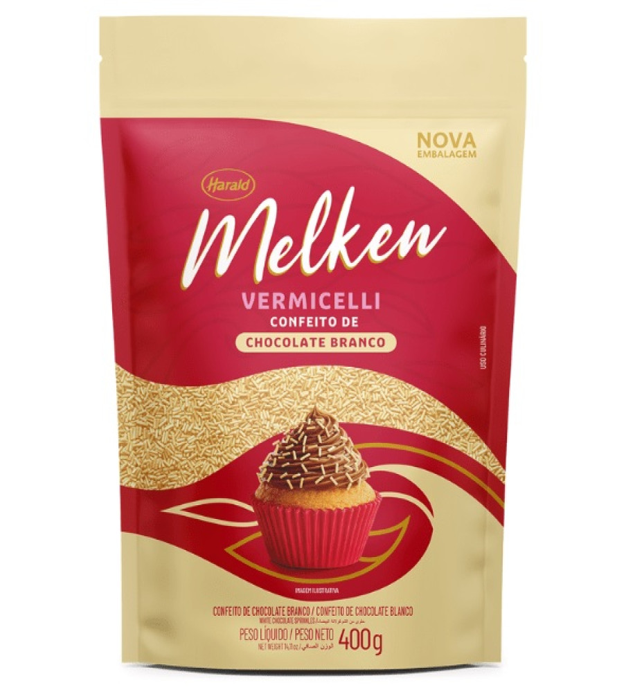 CHOCOLATE VERMICELLI BRANCO 400G