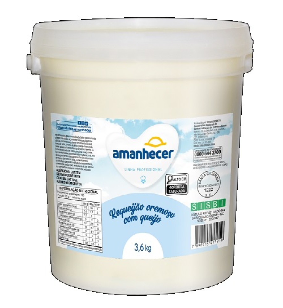 REQUEIJÃO AMANHECER 3,6KG