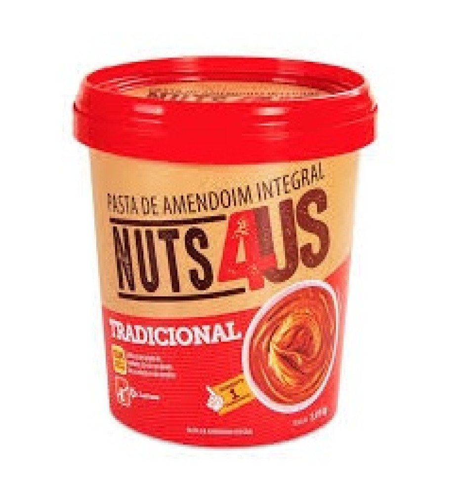 PASTA AMENDOIM INTEGRAL NUTS 1KG