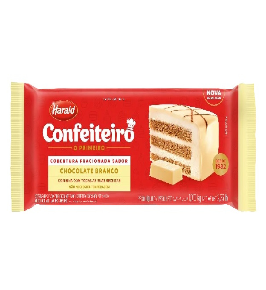 COBERTURA FRACIONADA CONFEITEIRO BRANCA 1KG