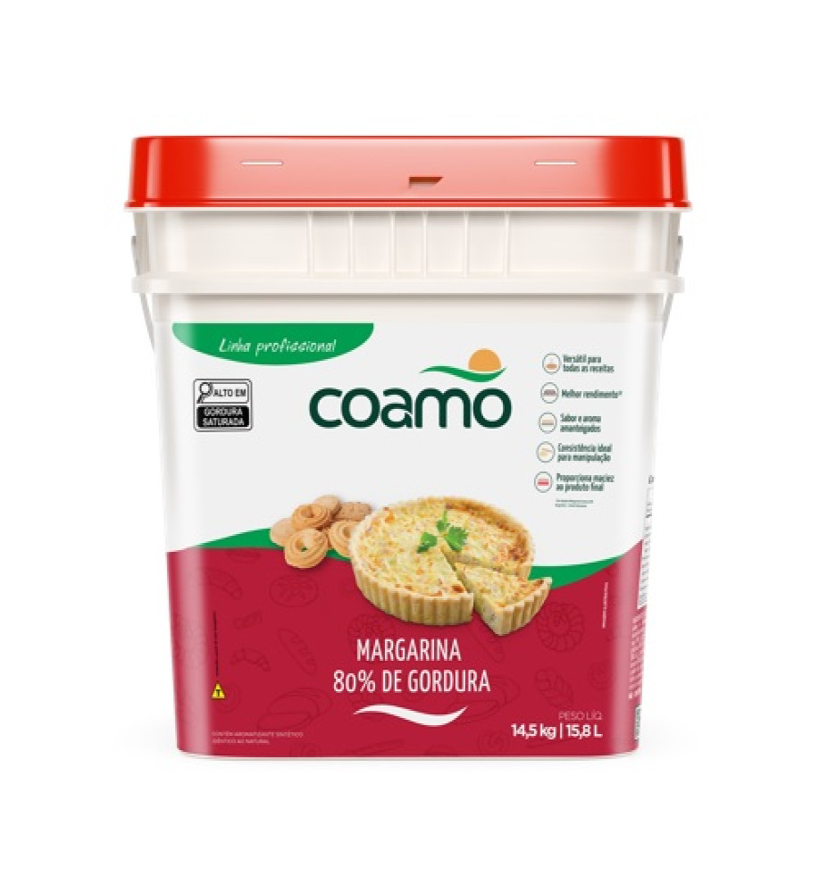 MARGARINA COAMO 80LIP. 14.5KG