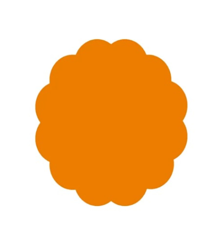 FUNDO CHAPADO N7 LARANJA C/100