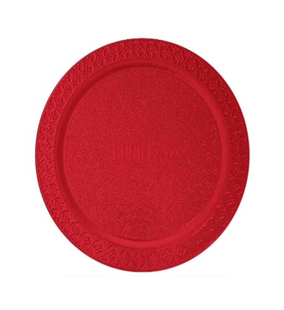 PRATO CAKE BOARD VERMELHO N21