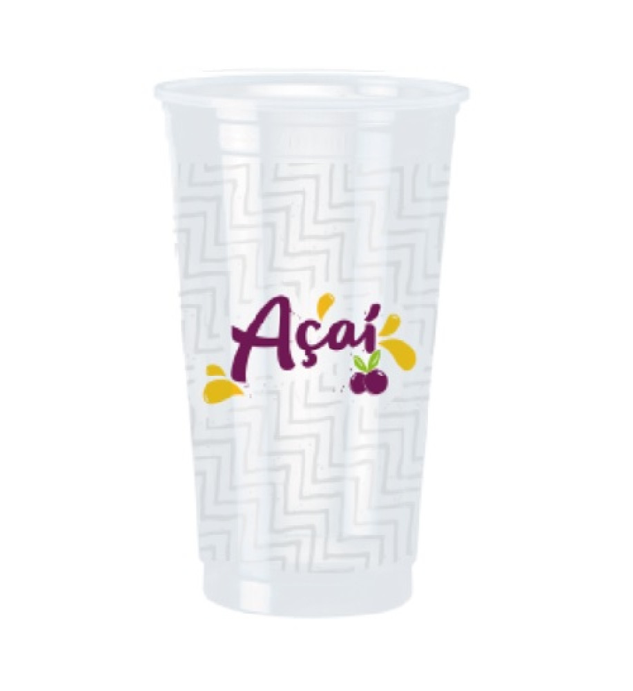 COPO DESCARTÁVEL 550ML AÇAÍ CRISTALCOPO
