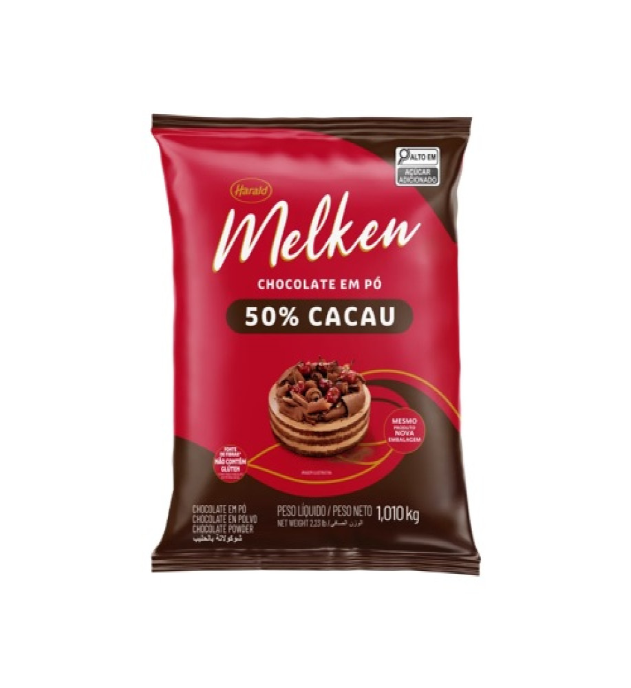 CHOCOLATE EM PÓ 50% MELKEN 1KG
