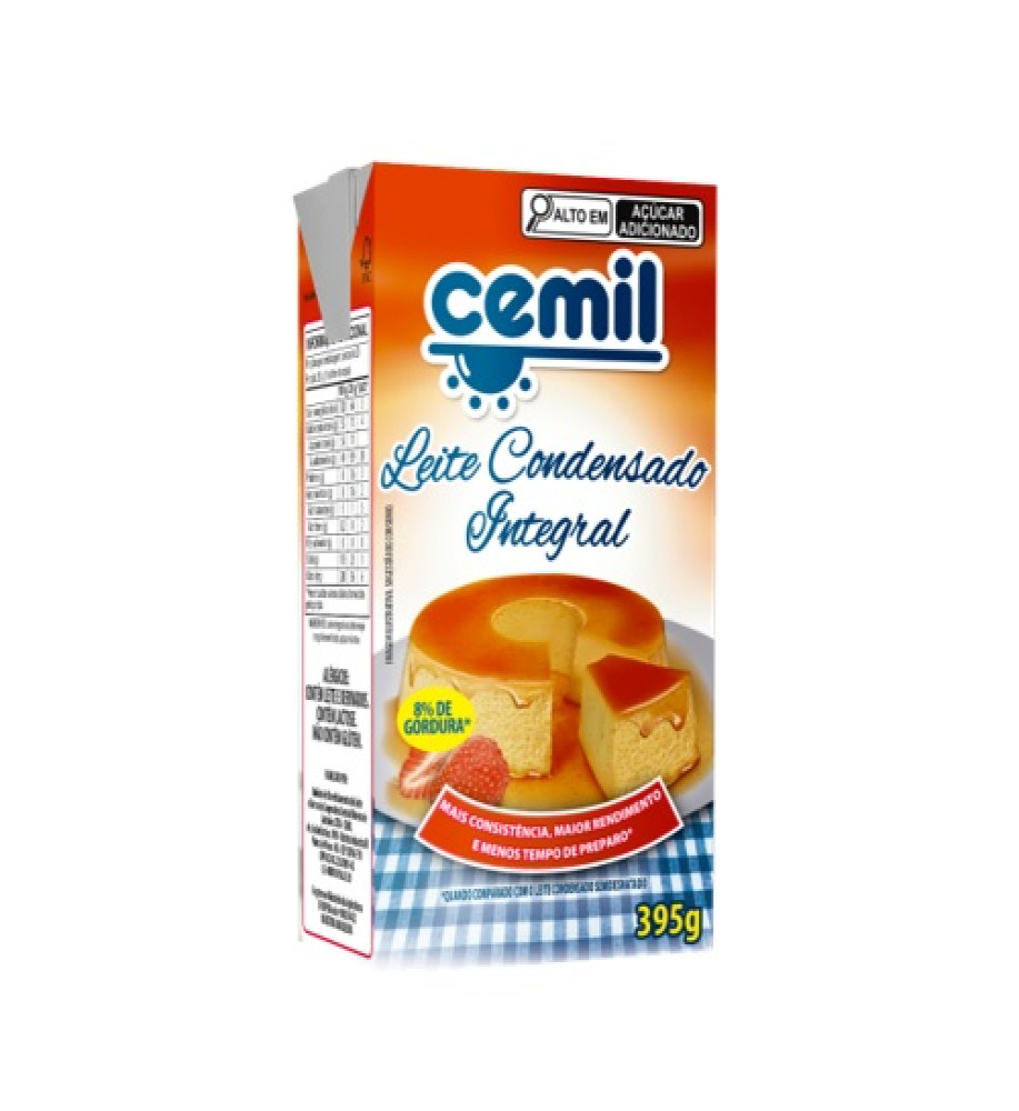 LEITE CONDENSADO CEMIL 395G