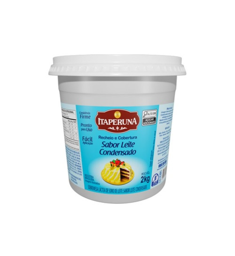 RECHEIO LEITE CONDENSADO ITAPERUNA 2KG