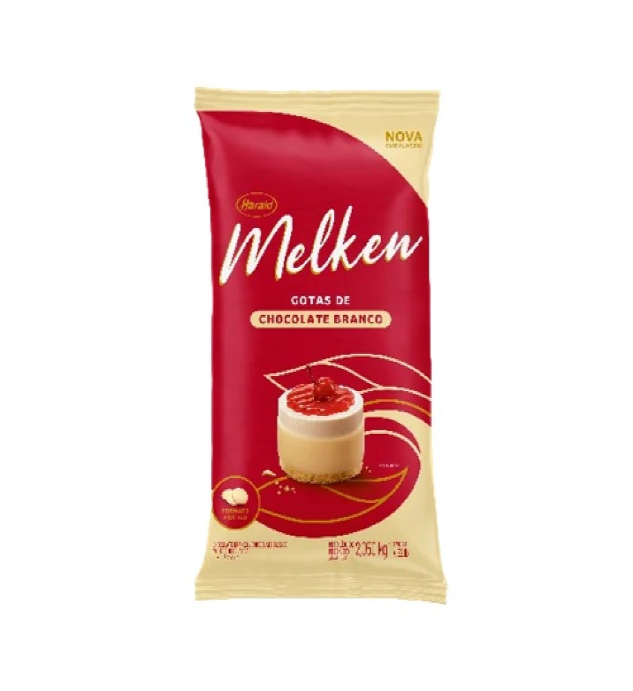 CHOCOLATE GOTAS MELKEN BRANCO 2KG