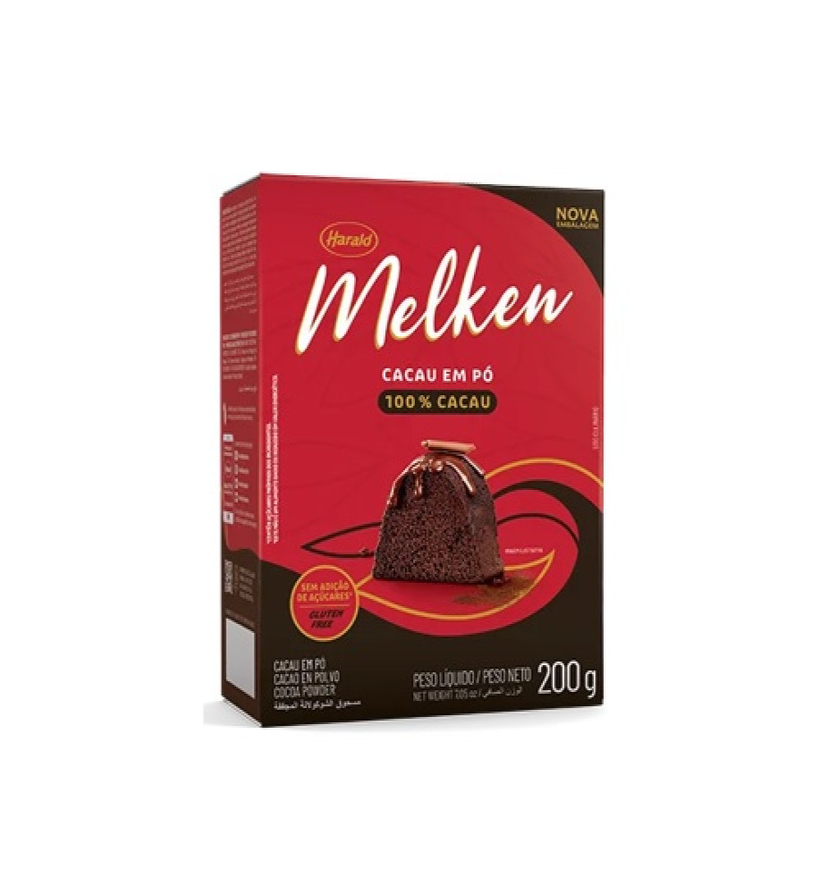 CACAU EM PÓ MELKEN 100% 200G