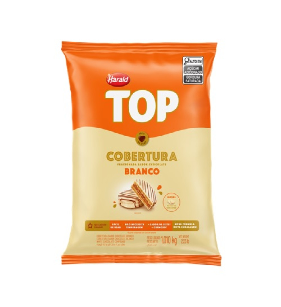 COBERTURA GOTAS TOP BRANCO 1KG