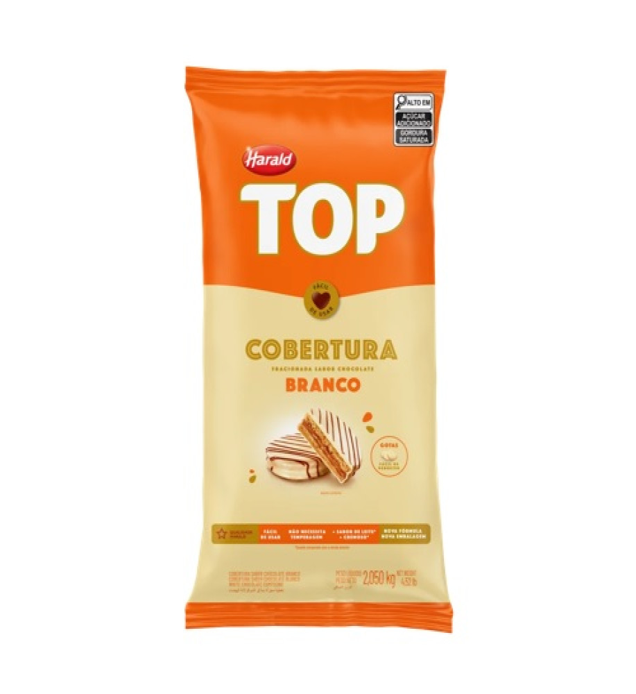 COBERTURA GOTAS TOP BRANCA 2KG