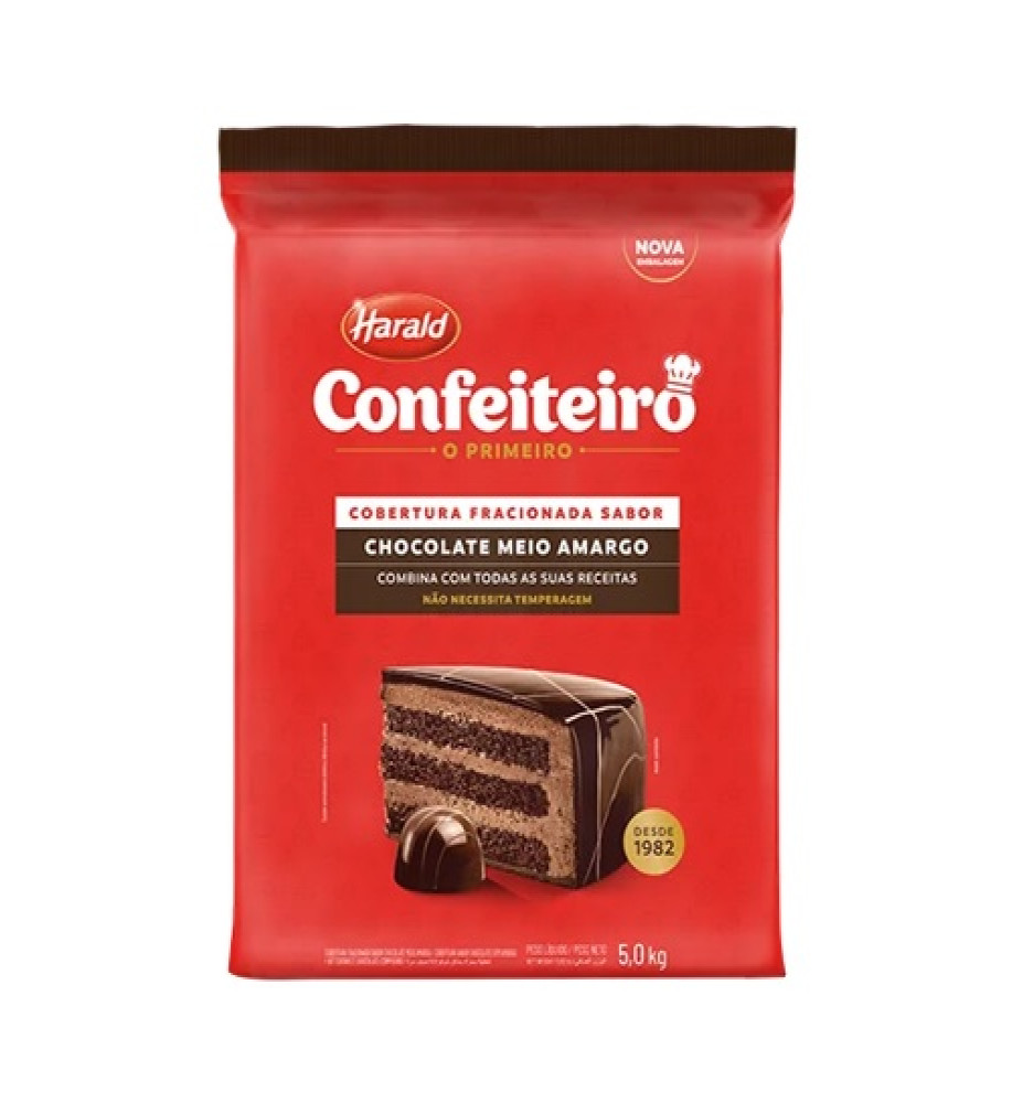 COBERTURA FRACIONADA CONFEITEIRO AMARGO 5KG
