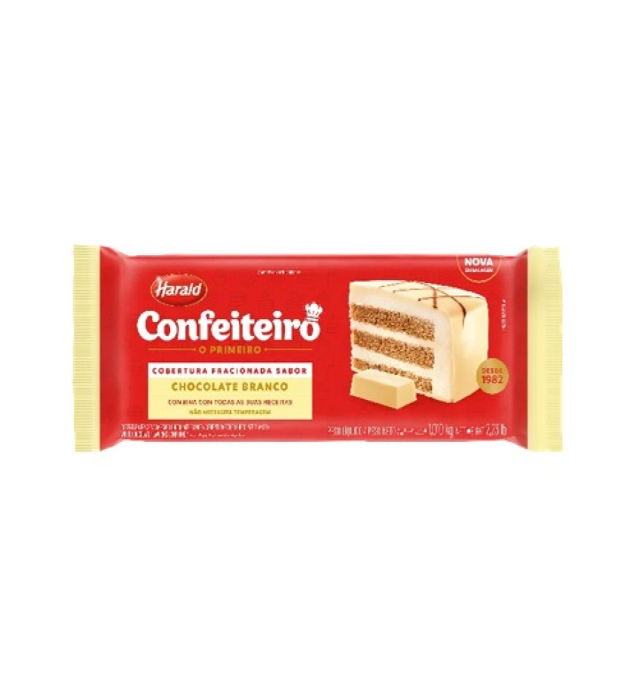 COBERTURA FRACIONADA CONFEITEIRO BRANCA 1KG