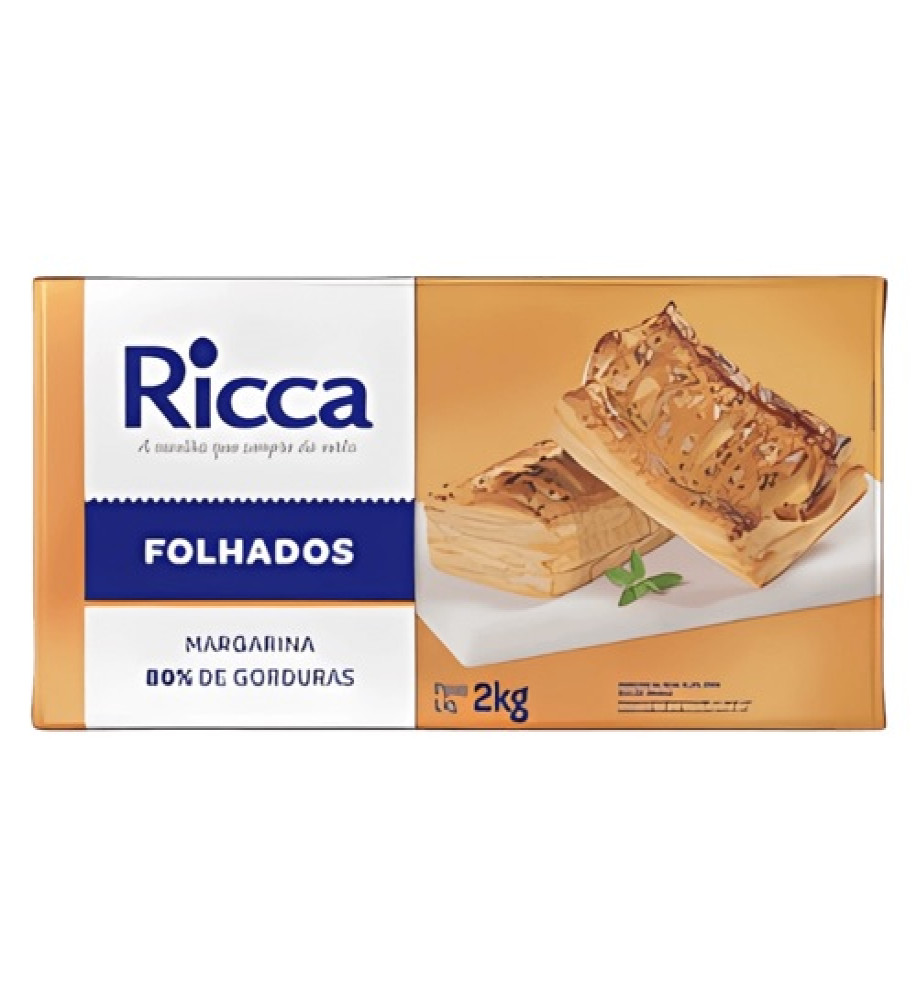 MARGARINA RICCA FOLHADA 2KG
