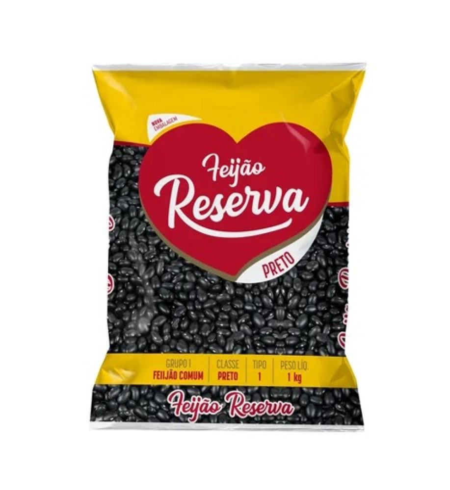 FEIJÃO RESERVA 1KG PRETO