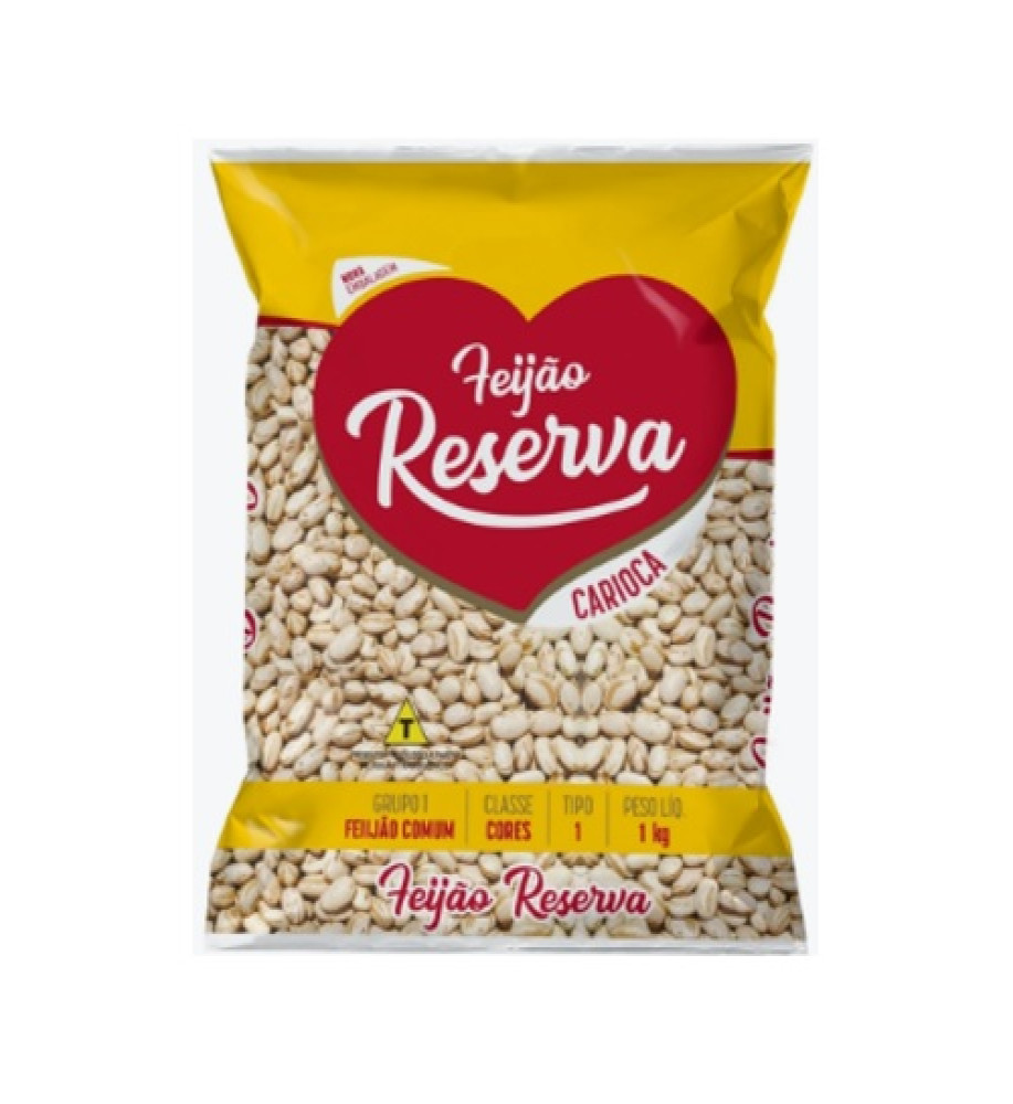 FEIJÃO RESERVA 1KG CARIOCA