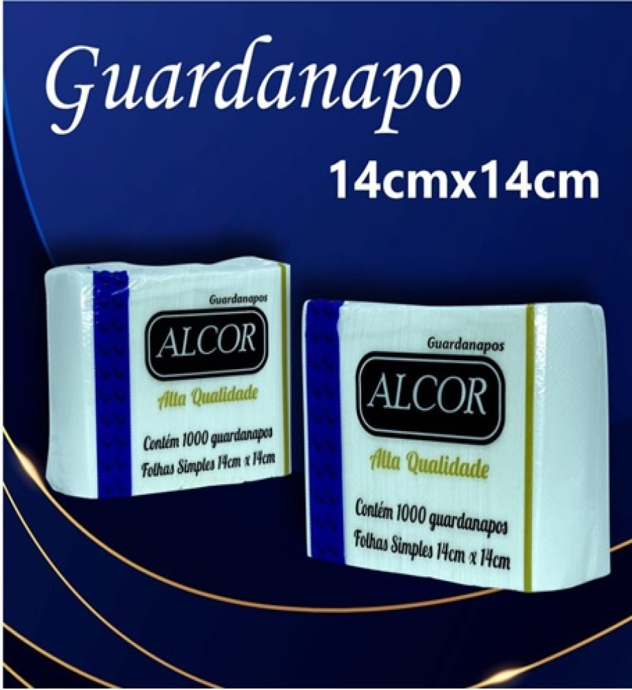 GUARDANAPO 14X14 ALCOR C/1000
