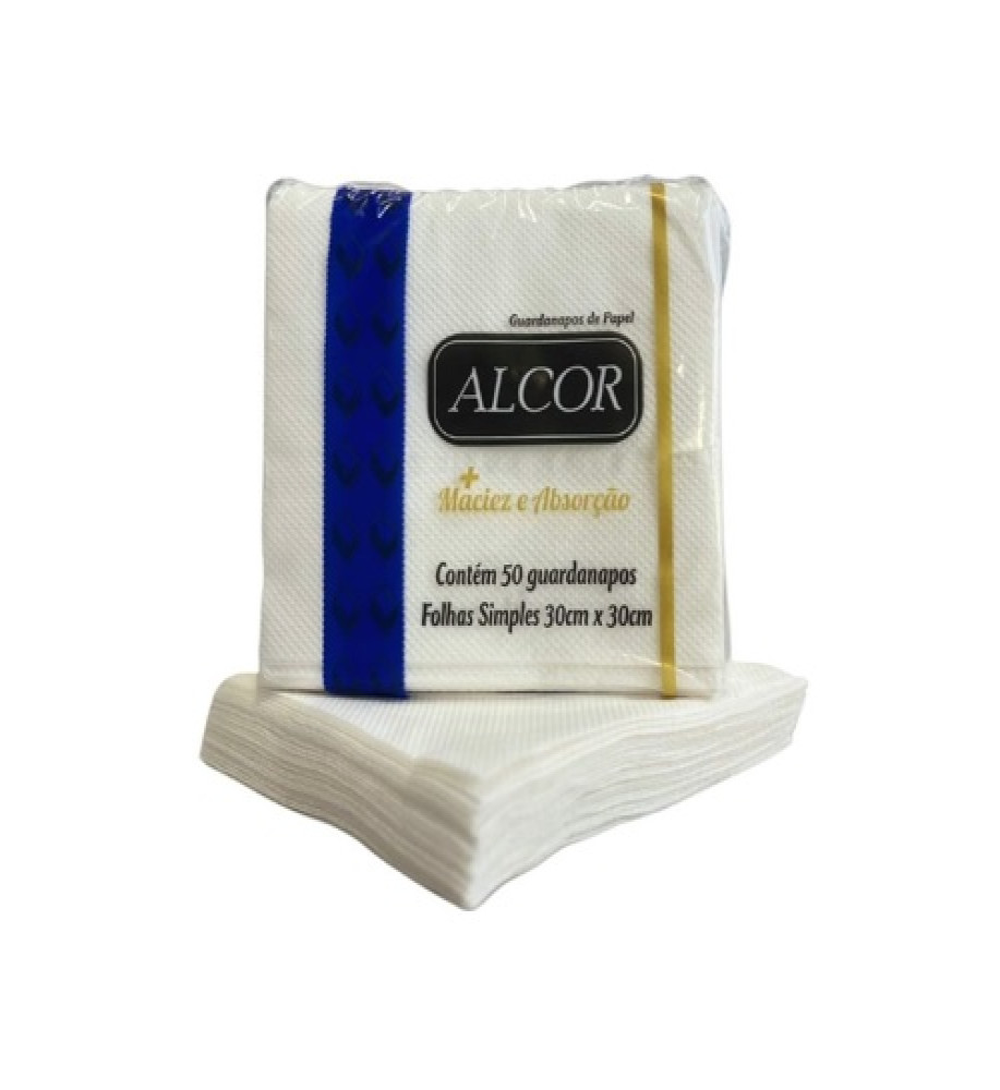 GUARDANAPO 30X30 ALCOR C/50