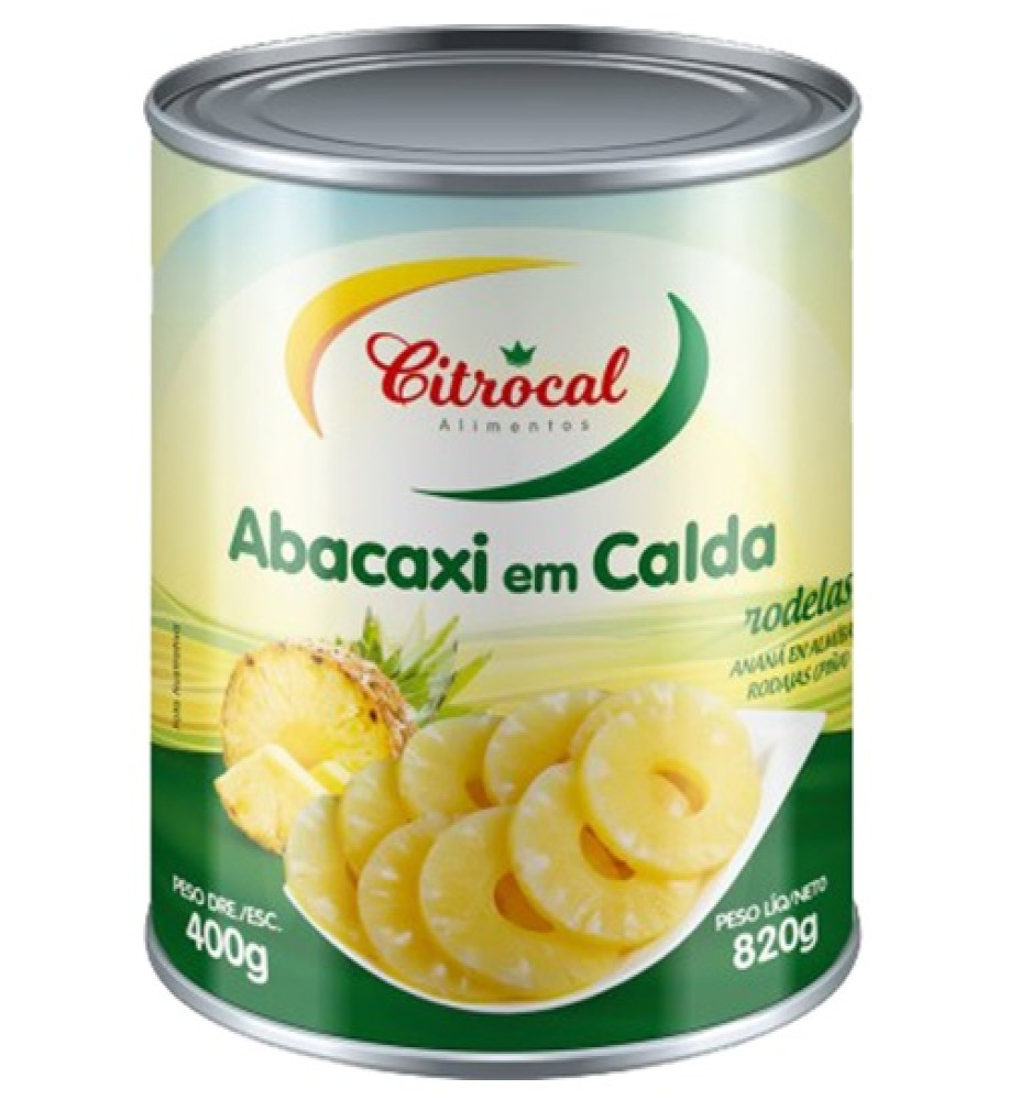 ABACAXÍ EM RODELAS CITROCAL 400G