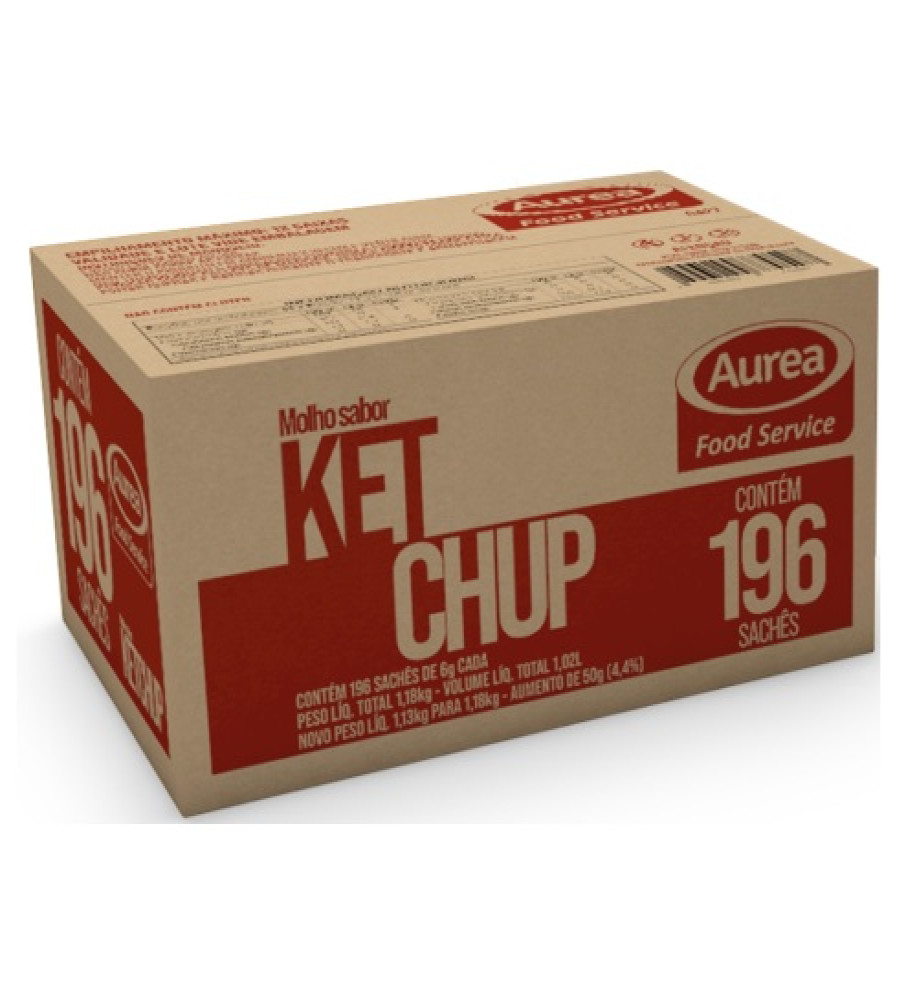 CATCHUP ÁUREA SACHE 196X6G