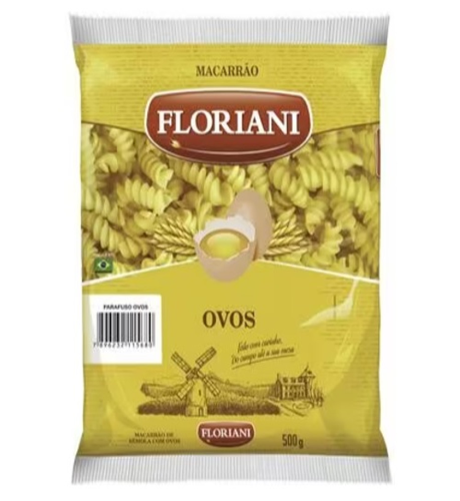 MACARRÃO PARAFUSO FLORIANI 500G
