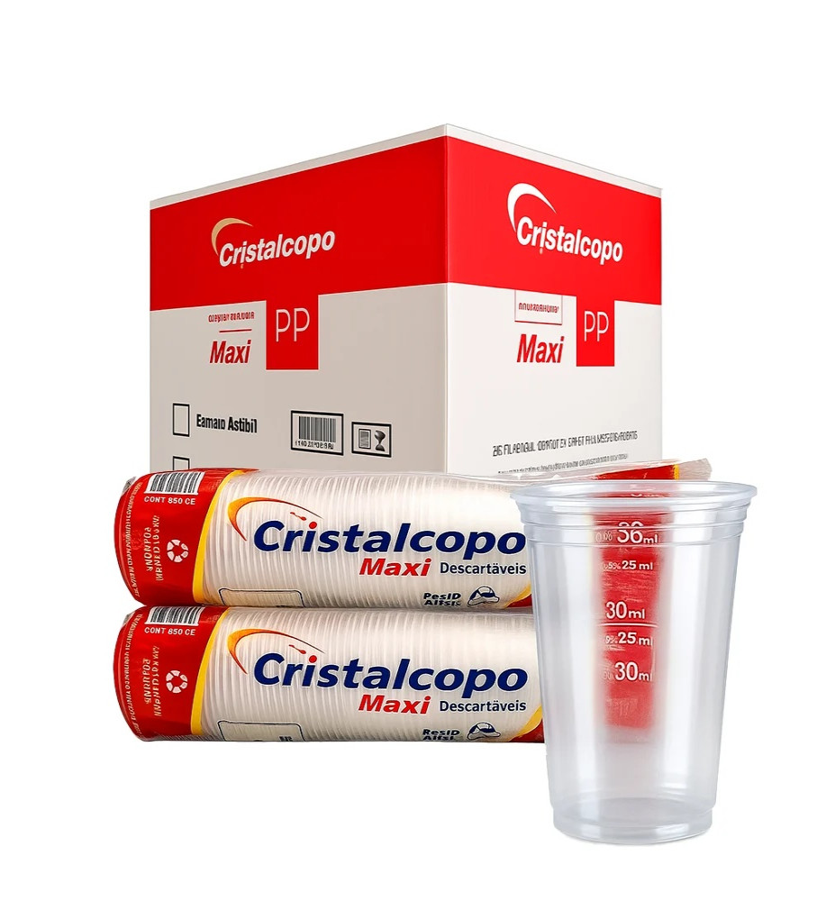 COPO DESCARTAVEL CRISTALCOPO 330ML C/50UN
