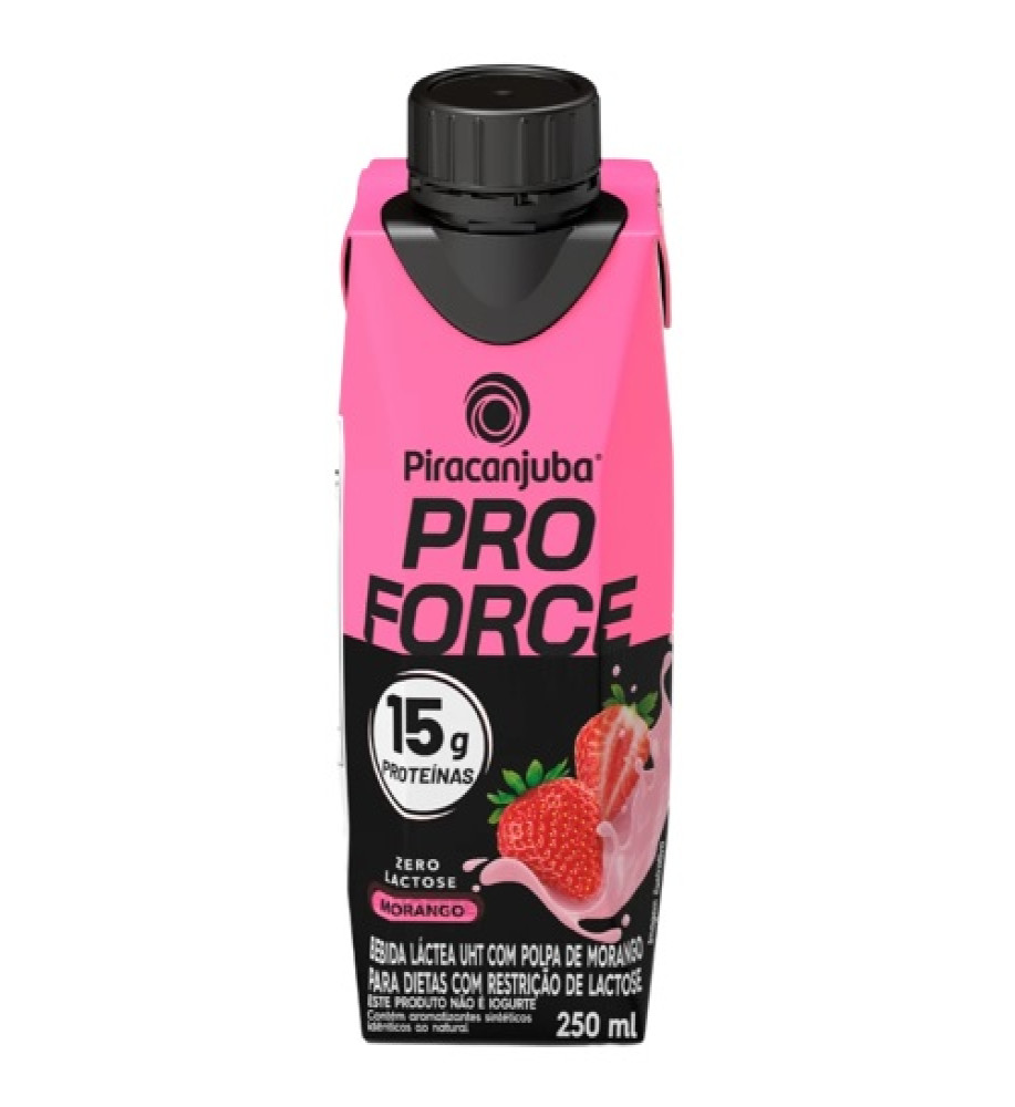 PRO FORCE PIRACANJUBA MORANGO 250ML