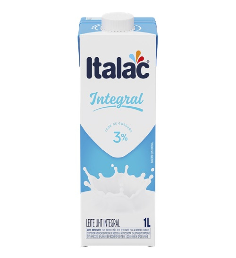 LEITE UHT INTEGRAL ITALAC 1L