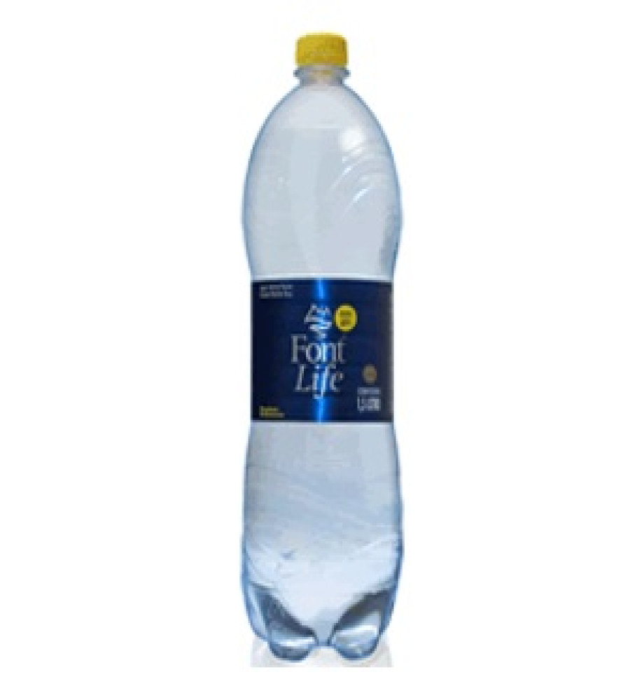 ÁGUA MINERAL FONT LIFE 1,5L C/GÁS