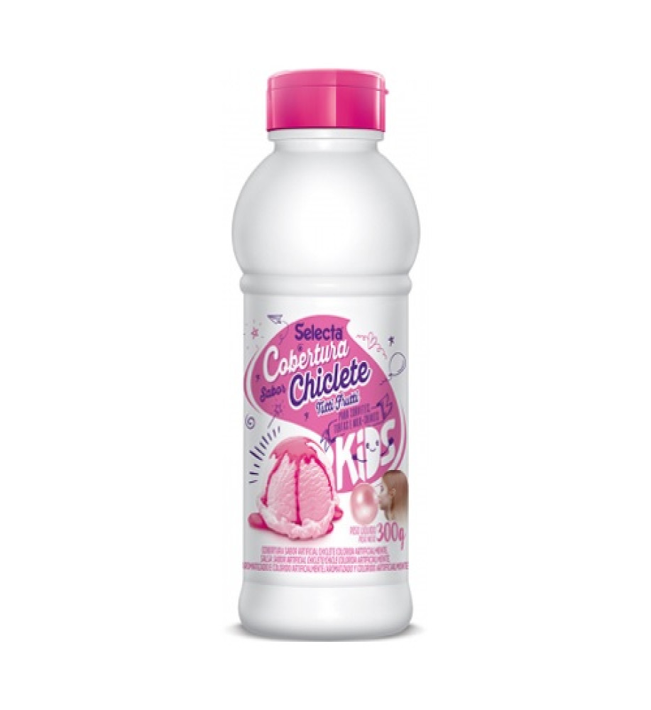 COBERTURA PARA SORVETE CHICLETE SELECTA 300G
