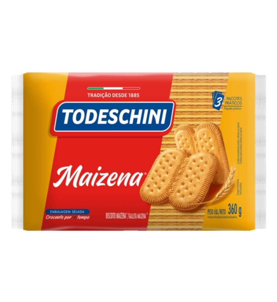 BISCOITO MAIZENA TODESCHINI 360GR