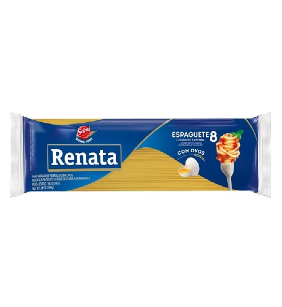 MACARRAO ESPAGUETE RENATA 500GR