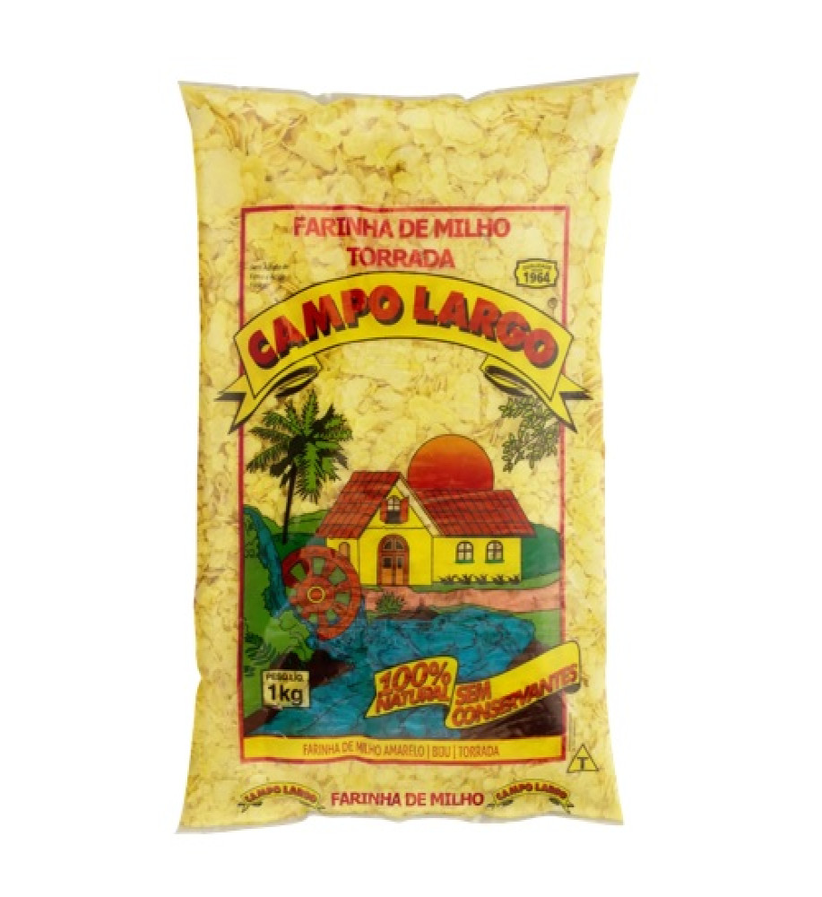 FARINHA DE MILHO AMARELA CAMPO LARGO 1KG