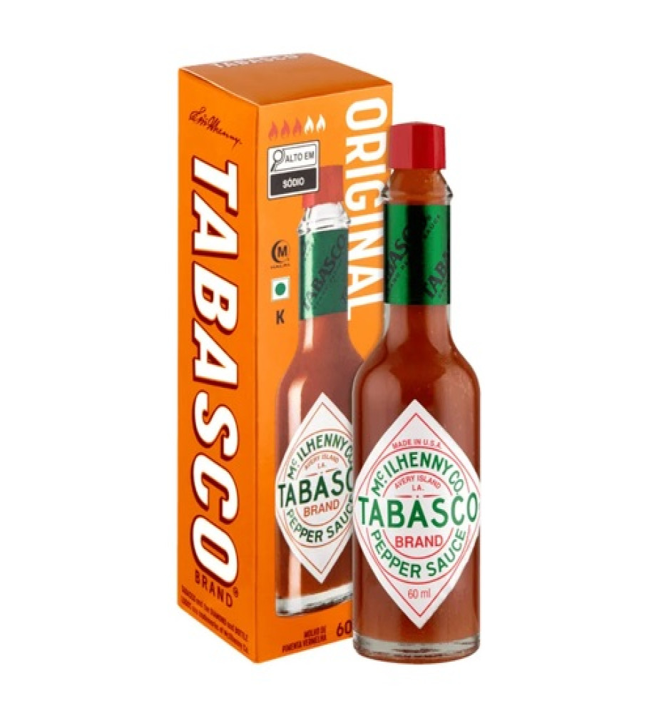 MOLHO DE PIMENTA TABASCO ORIGINAL 60ML
