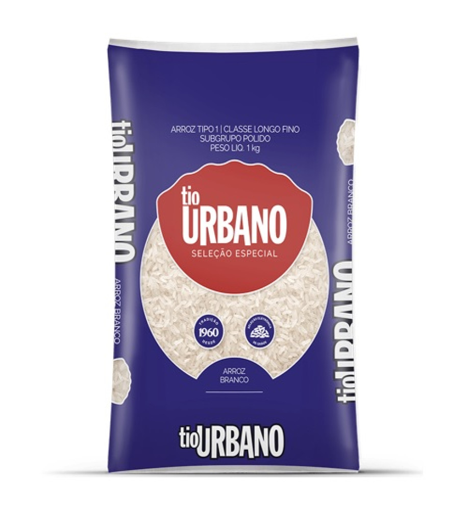 ARROZ TIO URBANO BRANCO 1KG