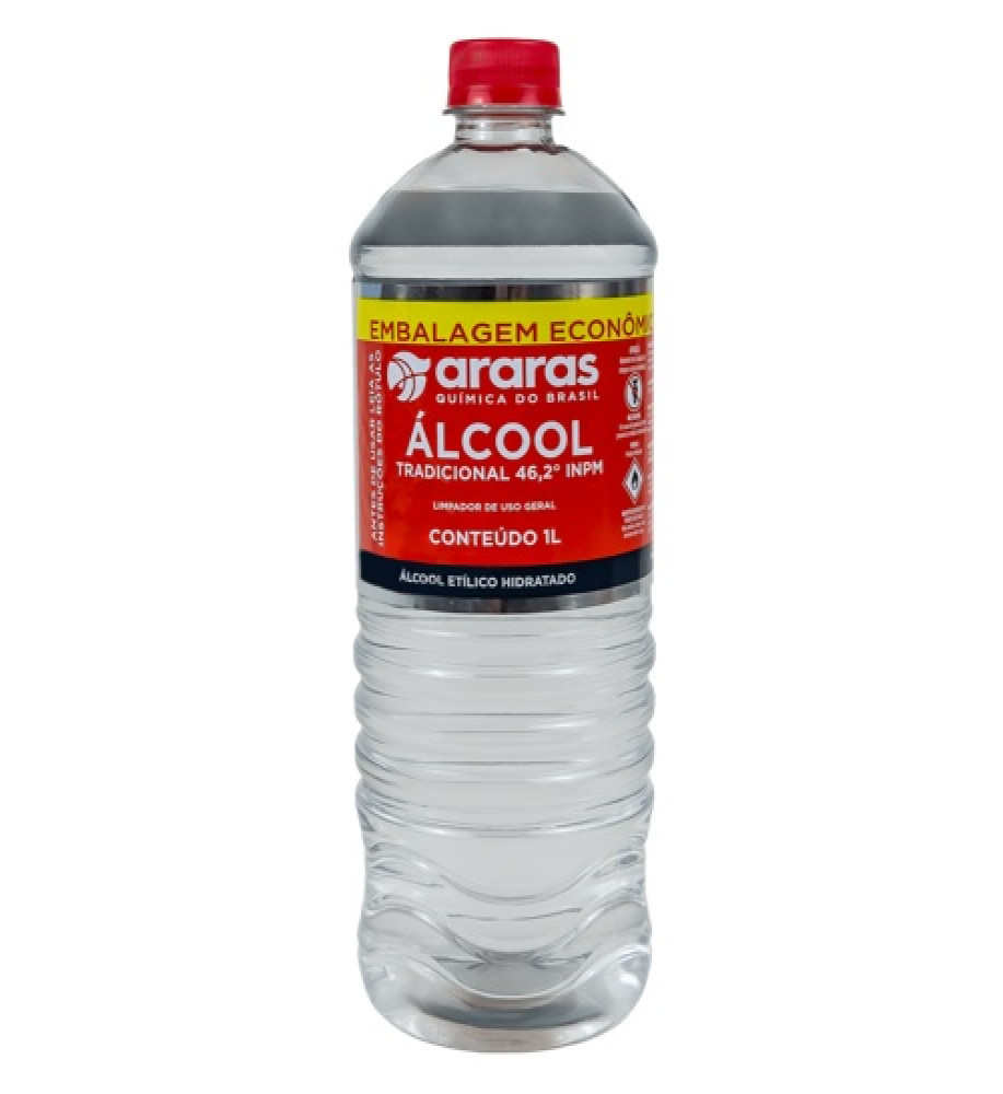 ÁLCOOL LÍQUIDO 46 ARARAS 1L