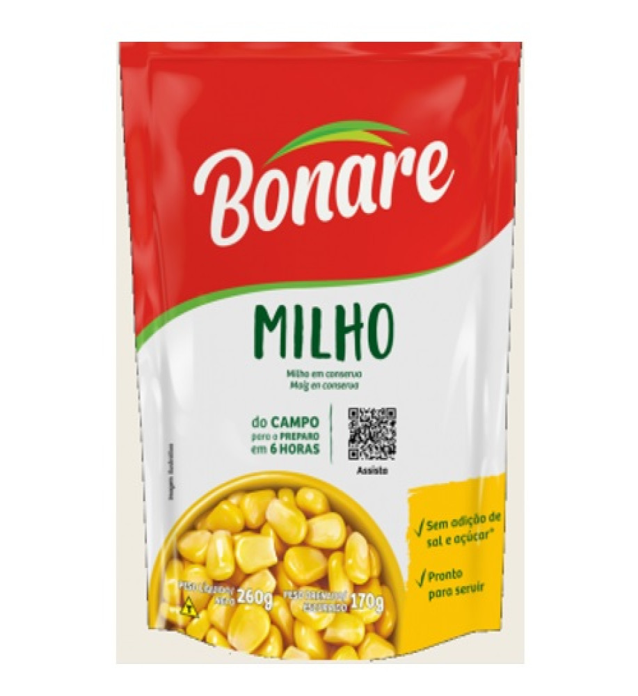 MILHO VERDE BONARE POUCH 170G