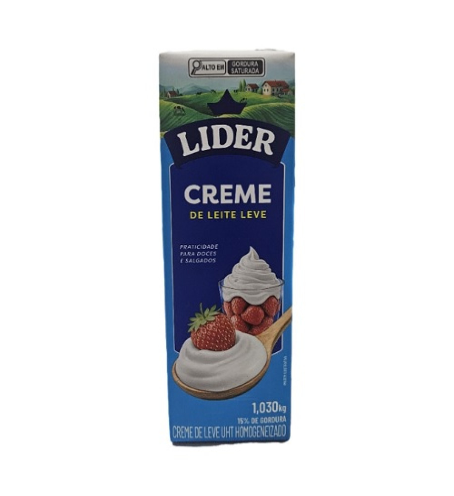 CREME DE LEITE LÍDER 1,03KG